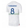 Maillot de Supporter France Aurelien Tchouameni 8 Extérieur Coupe du Monde 2022 Pour Homme